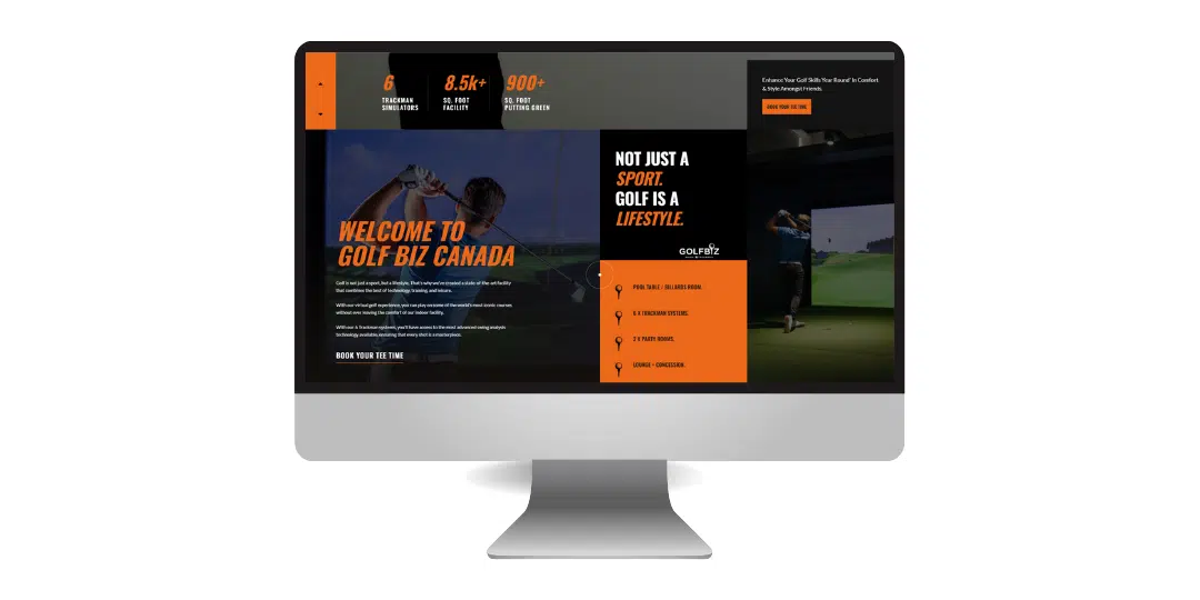 GolfBiz Canada Mockup CBMarketing