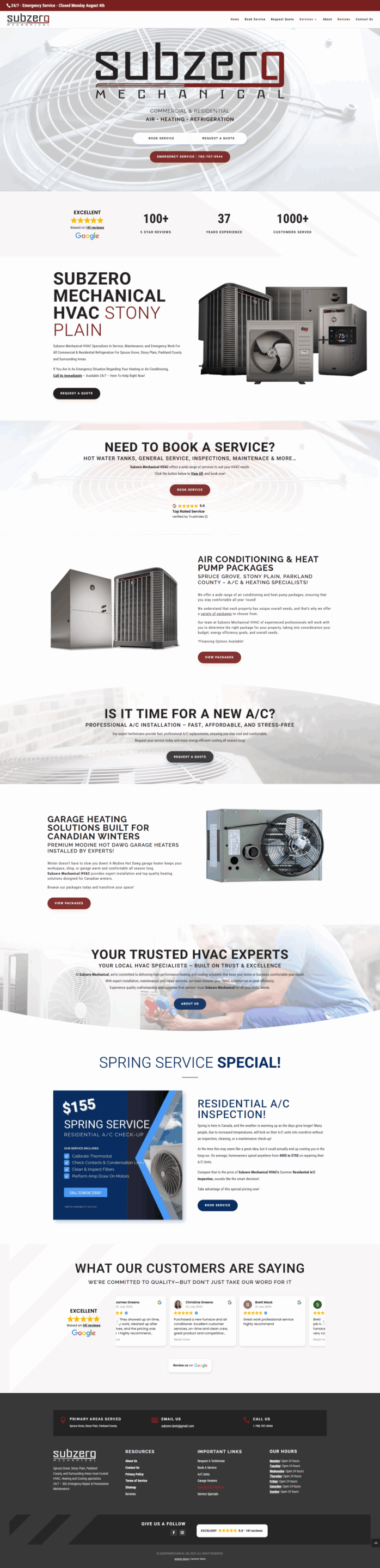 Subzero Full Site Scroller